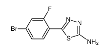 5-(4-溴-2-氟苯基)-1，3，4-噻二唑-2-胺