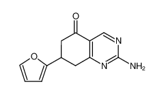 2-氨基-7-呋喃-2-基-7，8-二氢-6H-喹唑啉-5-酮
