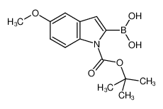 1-Boc-5-甲氧基吲哚-2-硼酸