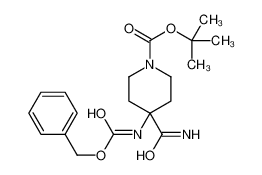 4-苄氧羰基胺-4-甲酰胺哌啶-1-羧酸叔丁酯