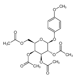 4-甲氧苯基2,3,4,6-四-O-乙酰基-β-D-吡喃半乳糖苷