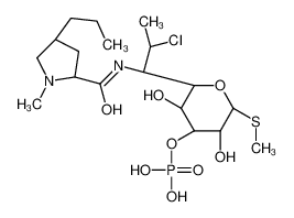 (2R，3S，4S，5R，6R)-2-((1S，2S)-2-氯-1-((2S，4R)-1-甲基-4-丙基吡咯烷-2-甲酰胺)丙基)-3，5-二羟基-6-(甲硫基)四氢-2H-吡喃-4-基 磷酸酯