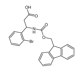 3-((((9H-芴-9-基)甲氧基)羰基)氨基)-3-(2-溴苯基)丙酸