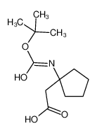 N-Boc-2-(1-氨基环戊基)乙酸