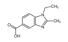 1-乙基-2-甲基-1H-苯并咪唑-5-羧酸