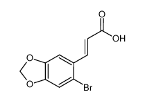 3-(6-Bromobenzo[d][1,3]dioxol-5-yl)acrylic acid