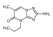 2-氨基-6-甲基-4-丙基-[1,2,4]三唑并[1,5-a]嘧啶-5-酮