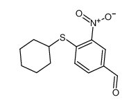 4-(环己硫基)-3-硝基苯甲醛