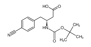 Boc-(S)-3-氨基-4-(4-氰基-苯基)-丁酸