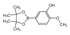 2-甲氧基-5-(4,4,5,5-四甲基-1,3,2-二氧硼杂环戊烷-2-基)苯酚