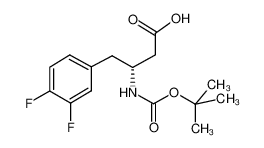 (R)-3-((叔丁氧羰基)氨基)-4-(3,4-二氟苯基)丁酸
