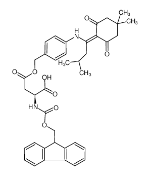 N-芴甲氧羰基-L-天冬氨酸 4-[[4-[[1-(4,4-二甲基-2,6-二氧代环己亚基)-3-甲基丁基]氨基]苯基]甲基]酯