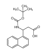3-((叔丁氧羰基)氨基)-3-(萘-1-基)丙酸