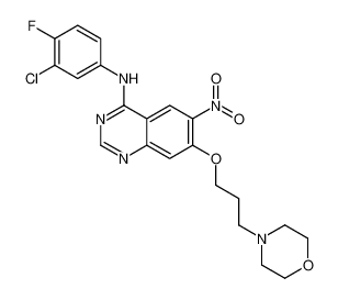 N-(3-氯-4-氟苯基)-7-(3-吗啉代)-6-硝基喹唑啉-4-胺
