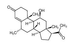 6α-甲基-11β-羟基孕酮