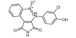 3-[(3-氯-4-羟苯基)氨基]-4-(2-硝苯基)-1H-吡咯-2,5-二酮
