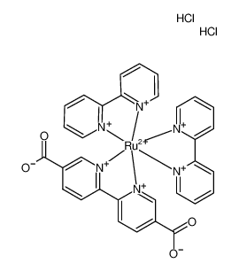 双(2，2'-联吡啶-κN1，κN1')[[2，2'-联吡啶]-5，5'-二羧基(2-)-κN1，κN1']二盐酸盐