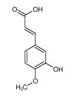 (E)-3-(3-羟基-4-甲氧基苯基)丙烯酸