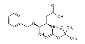 (3R,4R)-4-(苄氧基)-3-((叔丁氧基羰基)氨基)戊酸
