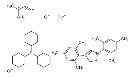 二氯[1，3-双(2，4，6-三甲基苯基)-2-咪唑烷亚基](3-甲基-2-亚丁烯基)(三环己基膦)钌(II)