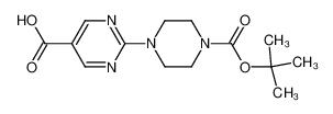2-(4-(叔丁氧基羰基)哌嗪-1-基)嘧啶-5-羧酸