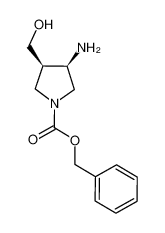 顺式-3-氨在-4-(羟基甲基)-1-吡咯啉羧酸苄酯