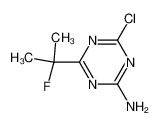4-氯-6-(2-氟丙烷-2-基)-1，3，5-三嗪-2-胺