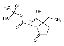 1-叔丁基 2-乙基 5-氧代吡咯烷-1,2-二羧酸酯