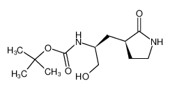 (S)-3-[(S)-2-(Boc-氨基)-3-羟基丙基]-2-吡咯烷酮