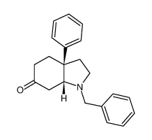 (3aR，7aR)-1-苯甲基-3a-苯基六氢-1H-吲哚-6(2H)-酮