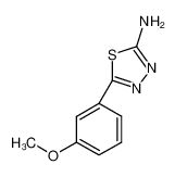 2-氨基-5-(3-甲氧基苯基)-1,3,4-噻二唑