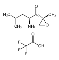 (2S)-2-氨基-4-甲基-1-[(2R)-2-甲基环氧乙烷基]-1-戊酮三氟乙酸盐