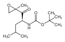 N-[(2S)-4-甲基-1-[(2R)-2-甲基环氧乙烷-2-基]-1-氧代-2-戊基]氨基甲酸叔丁酯