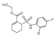 (R)-6-(N-(2-氯-4-氟苯基)氨磺酰基)环己-1-烯羧酸乙酯