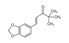 1-(苯并[d][1，3]二噁戊环-5-基)-4，4-二甲基戊-1-烯-3-酮