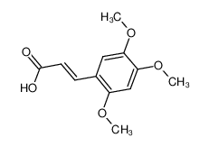 2,4,5-三甲氧基肉桂酸