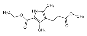 4-(3-甲氧基-3-氧代丙基)-3,5-二甲基-1H-吡咯-2-羧酸乙酯