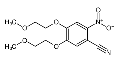 4,5-双(2-甲氧基乙氧基)-2-硝基苯甲腈