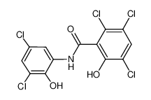 2,3,5-三氯-N-(3,5-二氯-2-羟基苯基)-6-羟基苯甲酰胺