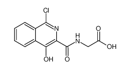 2-(1-氯-4-羟基异喹啉-3-甲酰胺)乙酸