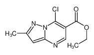 7-氯-2-甲基吡唑并[1，5-a]嘧啶-6-羧酸乙酯
