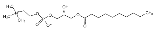 1-decanoyl-2-hydroxy-sn-glycero-3-phosphocholine