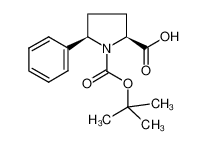 (2S,5R)-N-叔丁氧羰基-5-苯基吡咯烷-2-甲酸