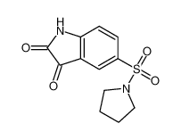 5-(吡咯烷-1-磺酰基)-1H-吲哚-2，3-二酮