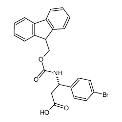(S)-3-((((9H-芴-9-基)甲氧基)羰基)氨基)-3-(4-溴苯基)丙酸