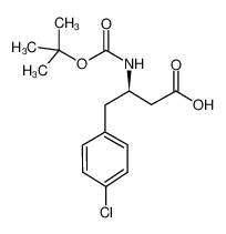 (R)-N-叔丁氧羰基-3-氨基-4-(4-氯苯基)丁酸