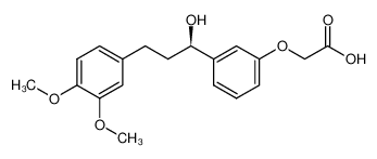 (R)-2-(3-(3-(3,4-二甲氧基苯基)-1-羟丙基)苯氧基)乙酸