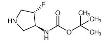 ((3S，4S)-4-氟吡咯烷-3-基)氨基甲酸叔丁酯