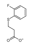 3-[(2-氟苯基)硫烷基]丙酸