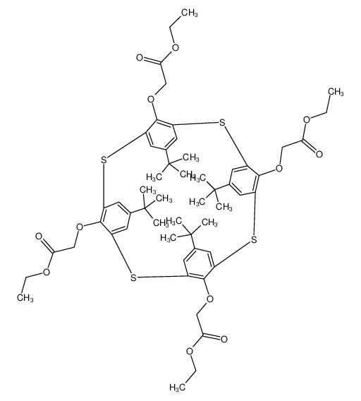 4-叔丁基-1-(乙氧羰基甲氧基)硫杂杯[4]芳烃